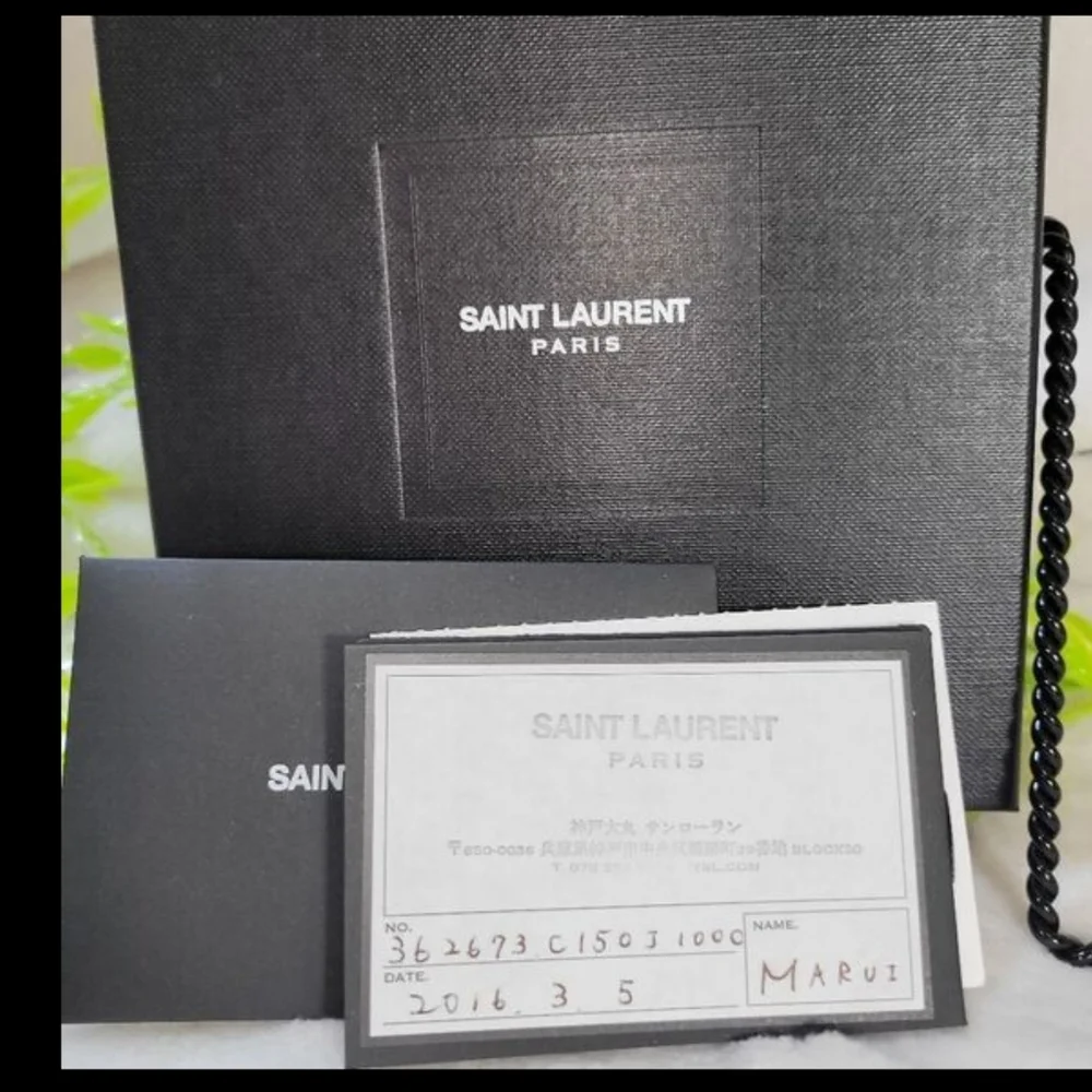 Saint Laurent Bifold Wallet Yves St. Laurent NIB AUTHENTIC GIFTABLE - Picture 2 of 16